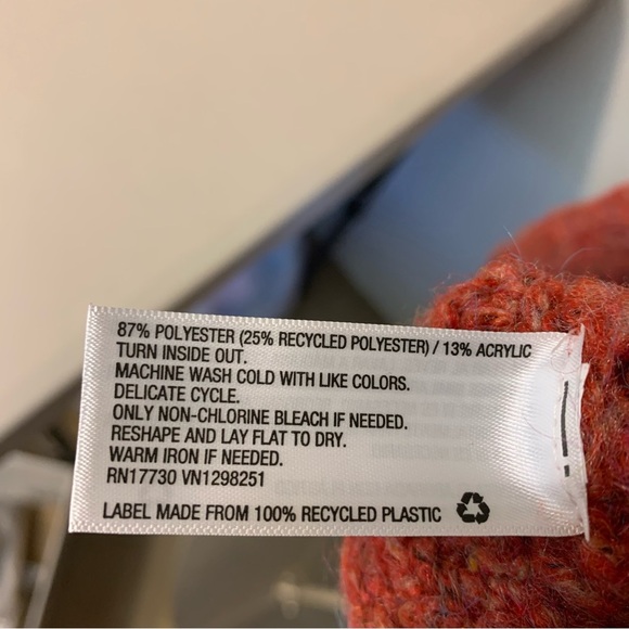 Universal Thread Reddish Orange Chunky Cable Knot Sweater- XL - Picture 13 of 13